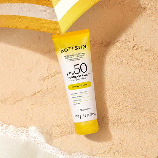 Boti.Sun Protetor Solar Corporal Gel Creme FPS50, 120g
