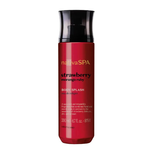 Body Splash Morango Ruby Nativa Spa 200ml