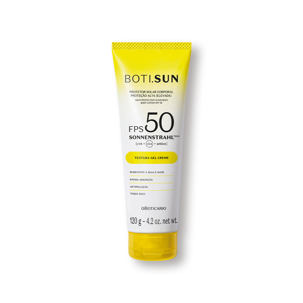 Boti.Sun Protetor Solar Corporal Gel Creme FPS50, 120g